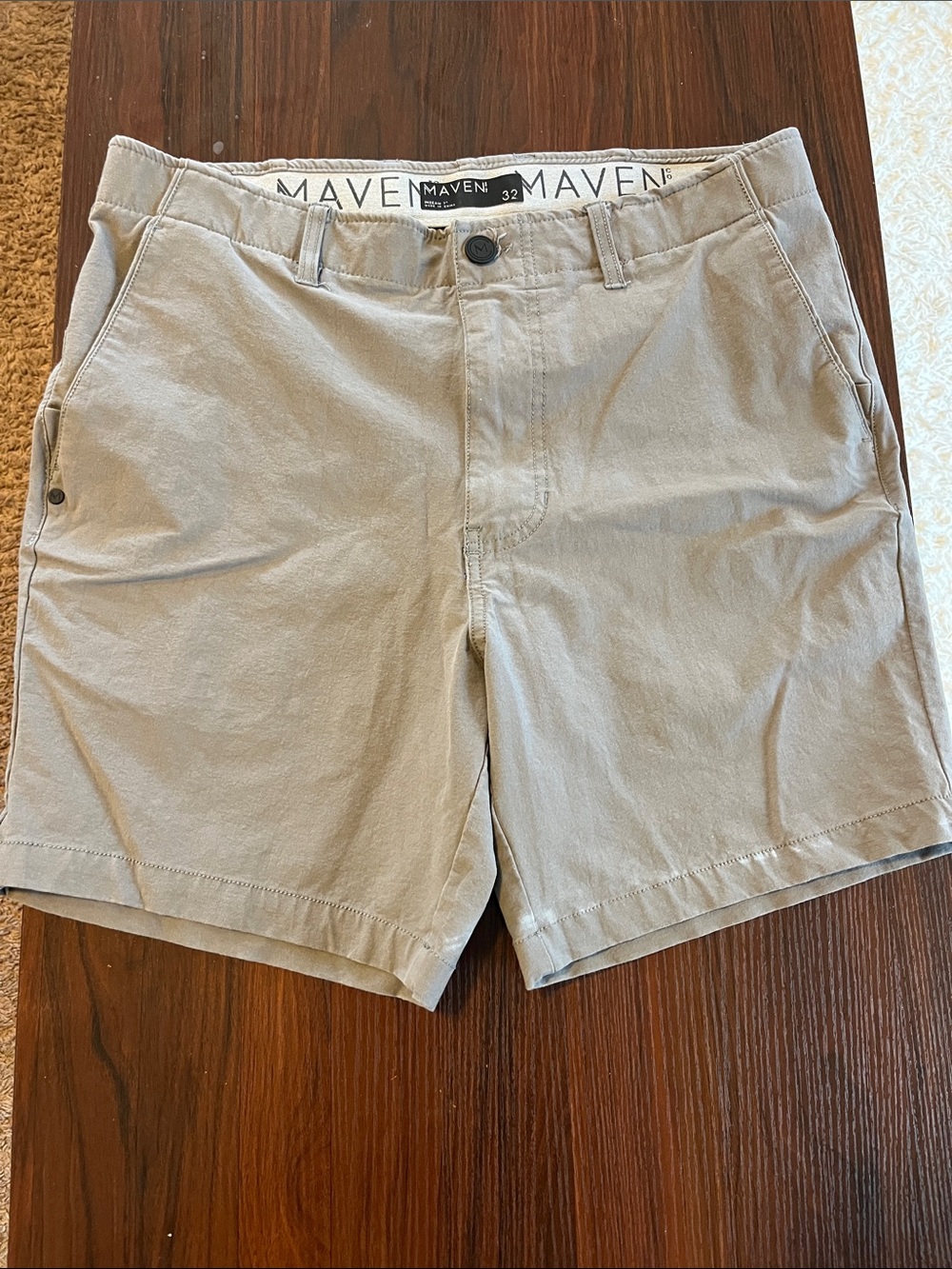 Maven Grey Men's Casual Shorts - 32